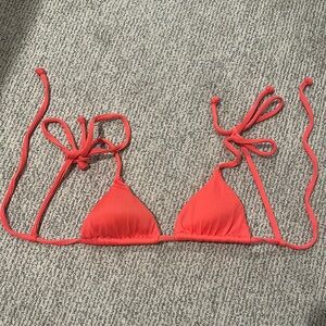 Kulani Kinis Triangle Ribbed Bikini Top